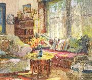 Colin Campbell Cooper Cottage Interior China oil painting reproduction